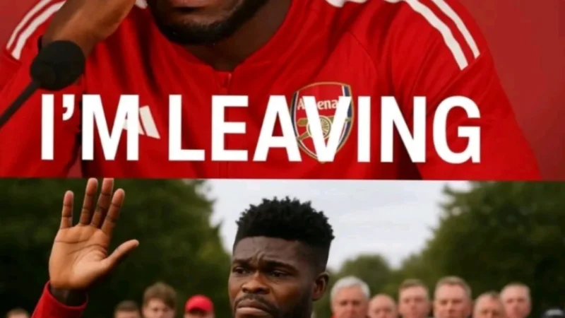 Thomas Partey’s Tearful Farewell To Arsenal Fans