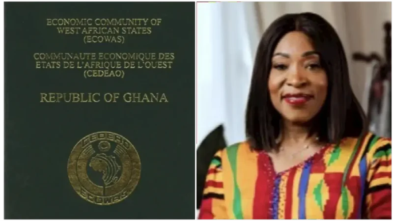 picture of passport of Ghana