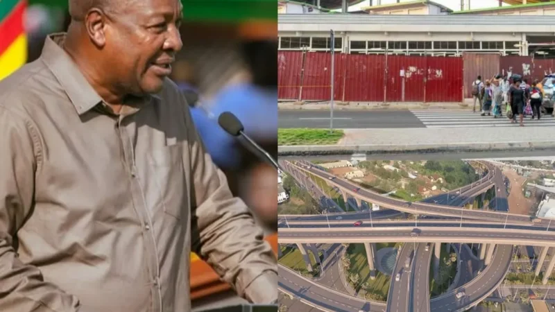 President Mahama Pledges to Complete Suame Interchange and Other Projects in Ashanti Region