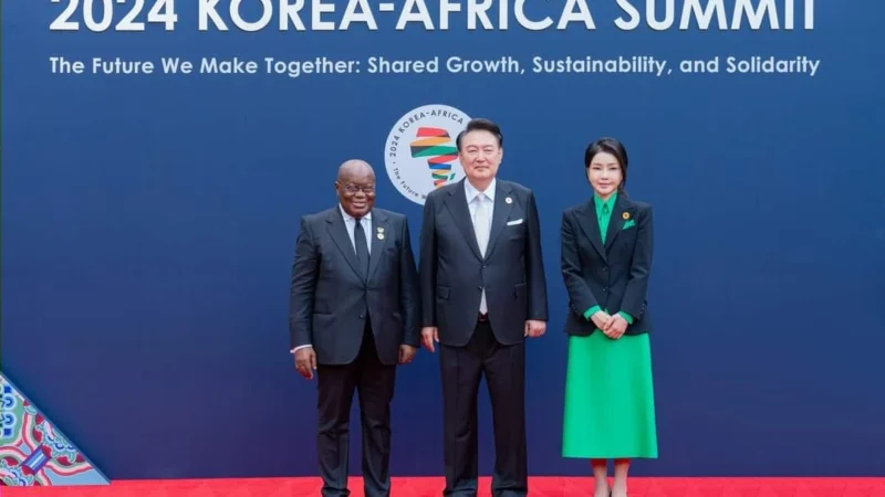 Picture of President Akufo-Addo at Seoul