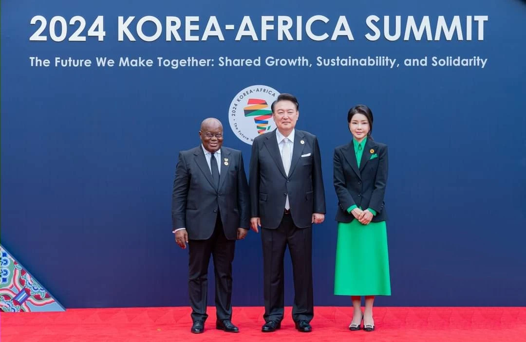 Picture of President Akufo-Addo at Seoul