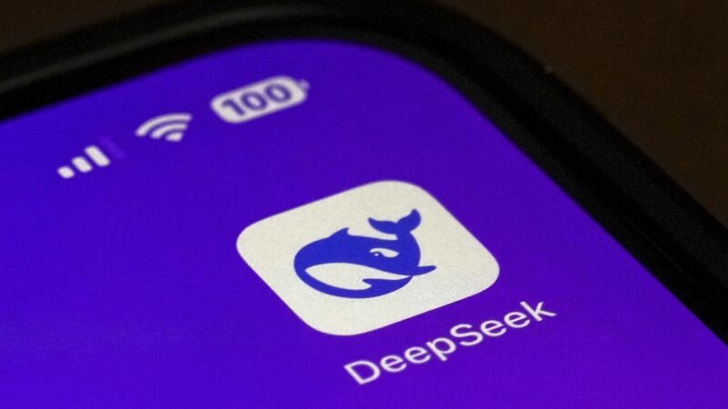 The Icon for the smartphone apps DeepSeek is seen on a smartphone screen in Beijing, Tuesday, Jan. 28, 2025. © Andy Wong, AP