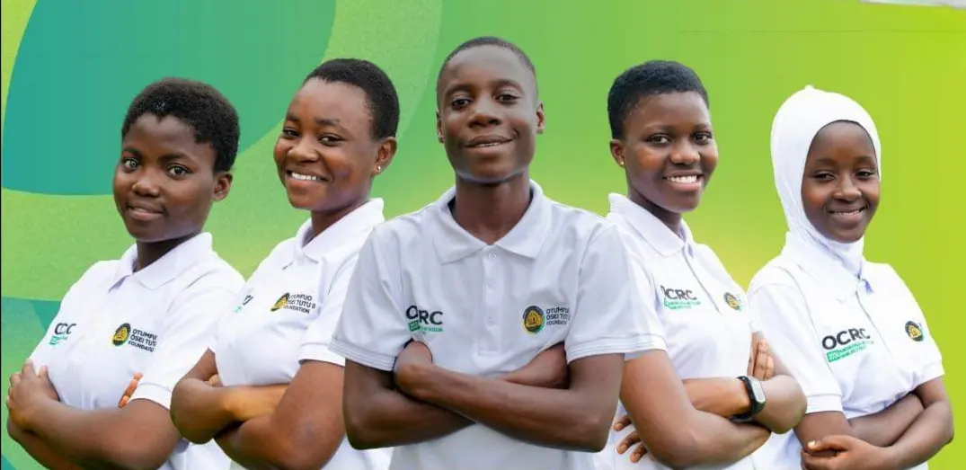 Picture of top 5 finalists for Otumfuo Community Reading Challenge