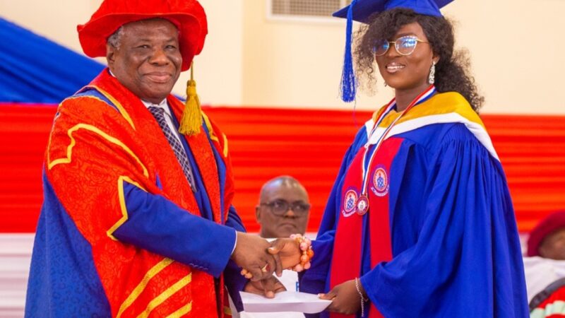 UEW Valedictorian Jemima Akoni Encourages Colleagues to Lead with Purpose