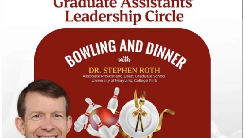 Submit Your Details Now: UMD Bowling and Dinner with Dr. Stephen Roth