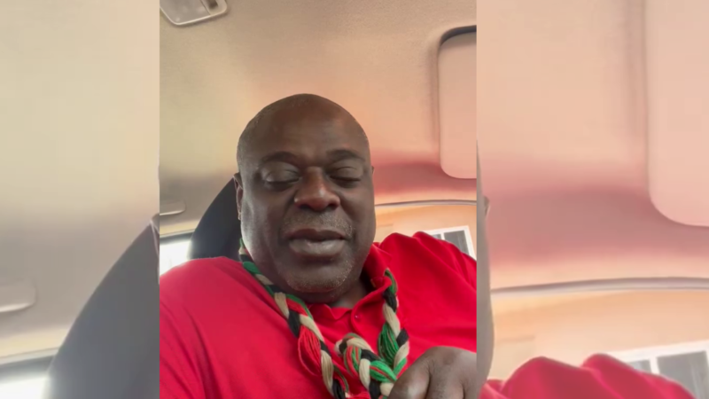 photo of koku anyidoho sitting in his car