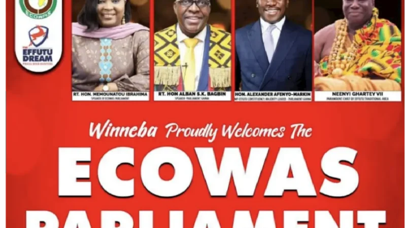 Picture on Winneba hosting 2024 ECOWAS Parliament