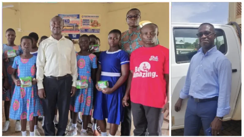 Sekyere Kumawu Education Directorate Distributes Pads to Schools for Female Students