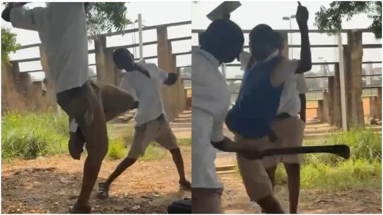 accra academy third year students flogging junior students with cutlass