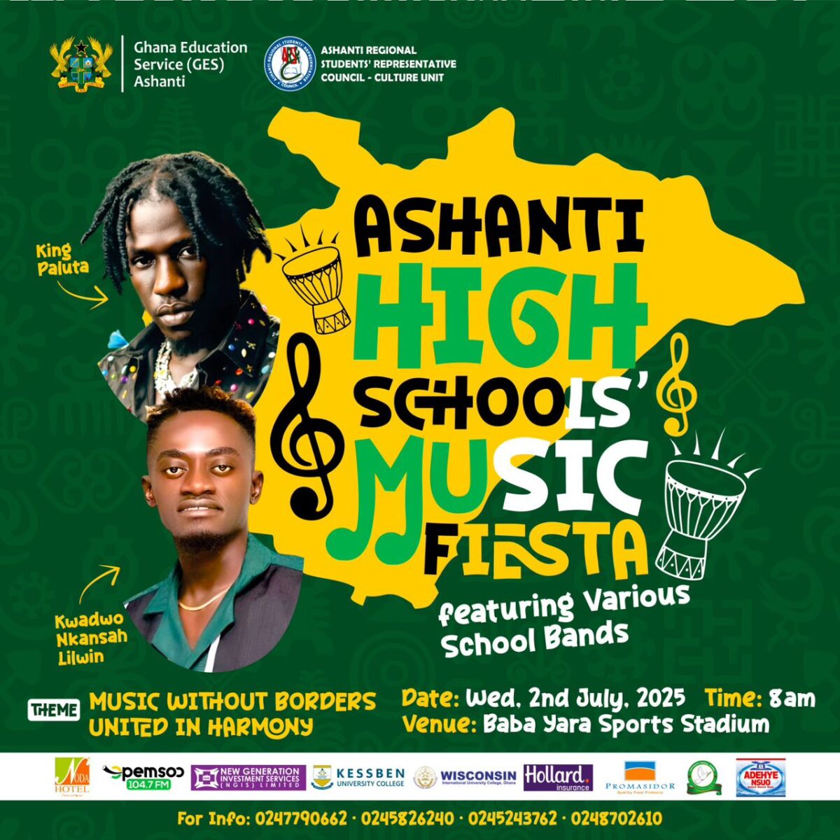 ashanti high schools fiesta flyer pictures