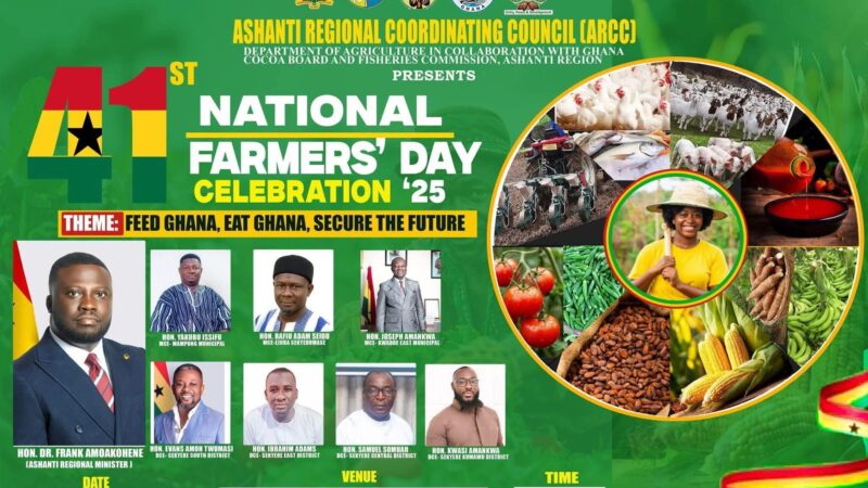 Ashanti Region to Celebrate 2025 Farmers’ Day in Asante Mampong