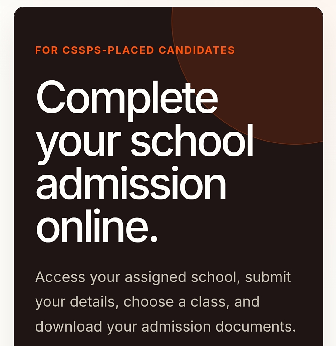 Complete your SHS admission online picture