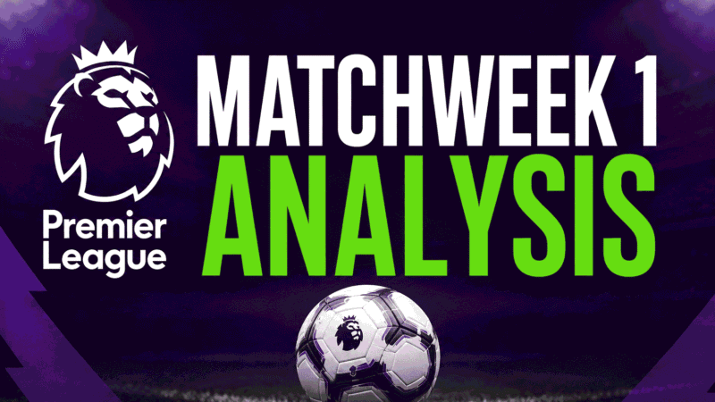 Premier League Matchweek 1 Analysis: Surprises, Winners, Losers and Early Warning Signs