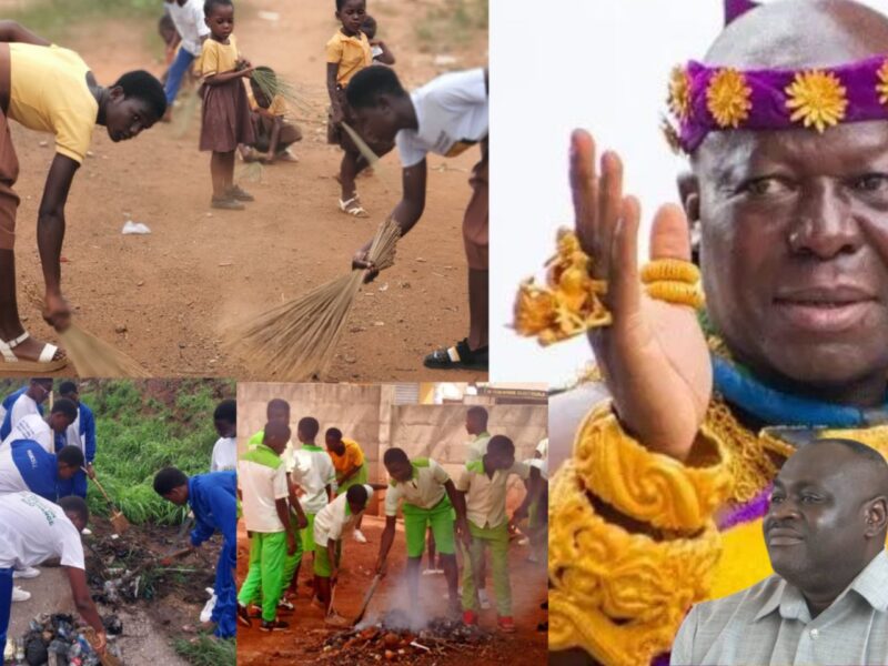 GES Ashanti Joins Otumfou’s 25th Anniversary Celebration with Special Cleanup Initiative