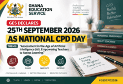 GES Declares 25th September 2026 as National CPD Day