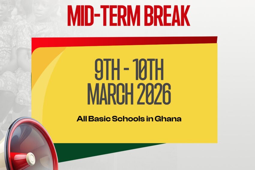 GES Mid-term break notice image