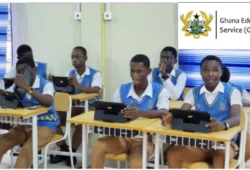 Image on GES SHS students virtual learning