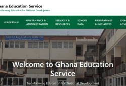New Ghana Education Service website interface after major redesign, showing improved layout and modern digital features