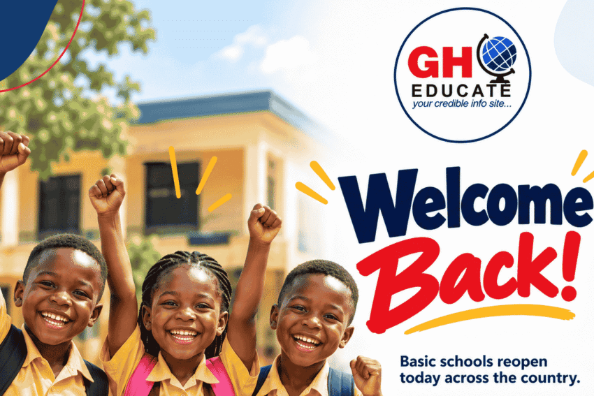 Students returning to school as Ghana's 2026/27 academic year begins.