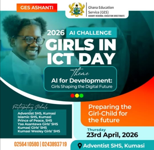 Kumasi Wesley Girls wins Girls in ICT Ashanti AI Challenge