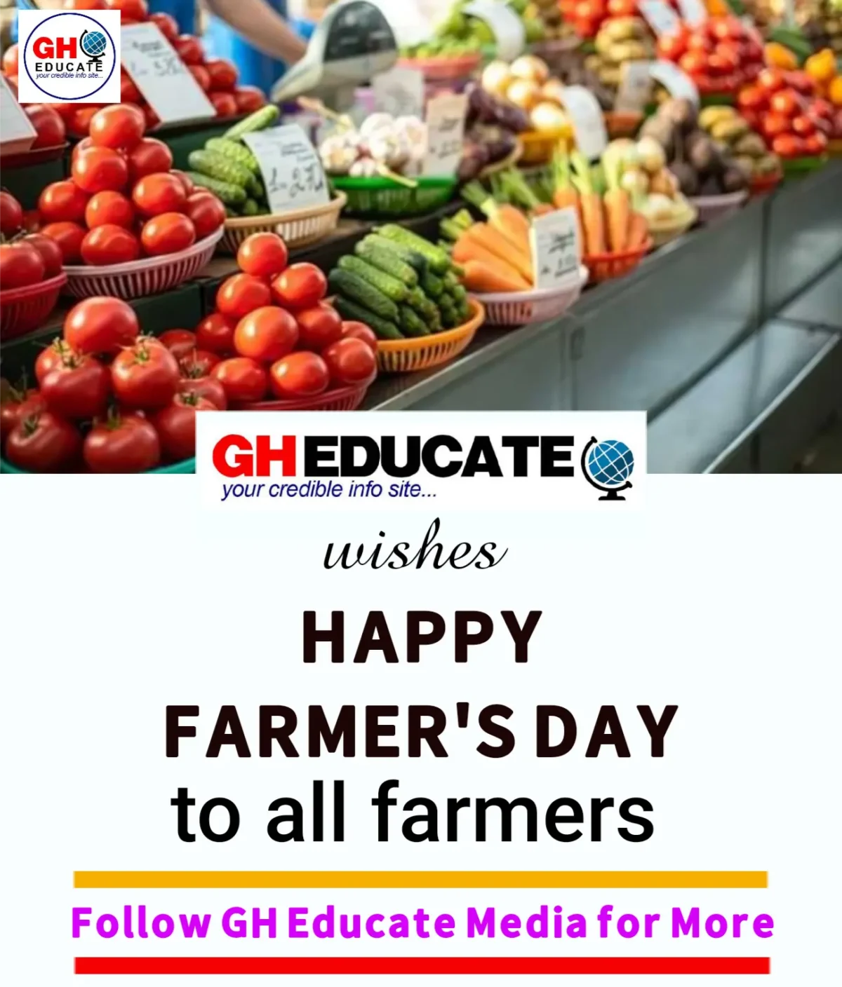 happy farmers day from gh educate