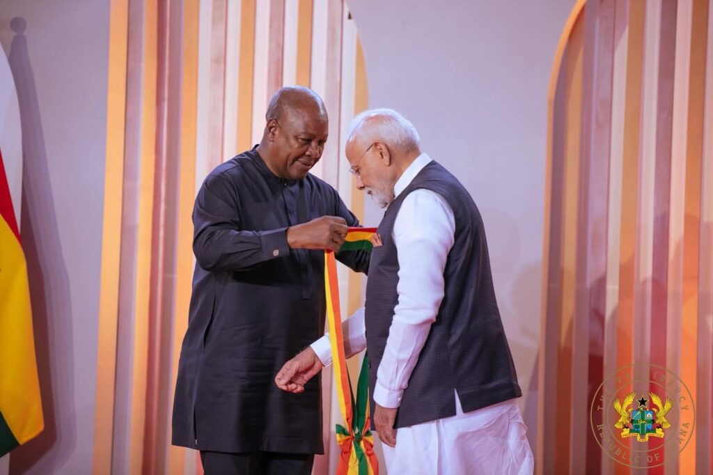 India Prime Minister Modi visit to Ghana Agreement