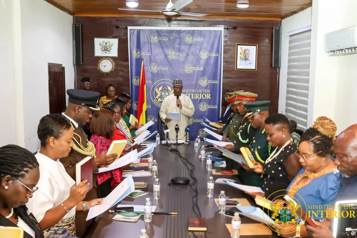 Image of Interior Minister inuagurates 15-Member NACOC Board