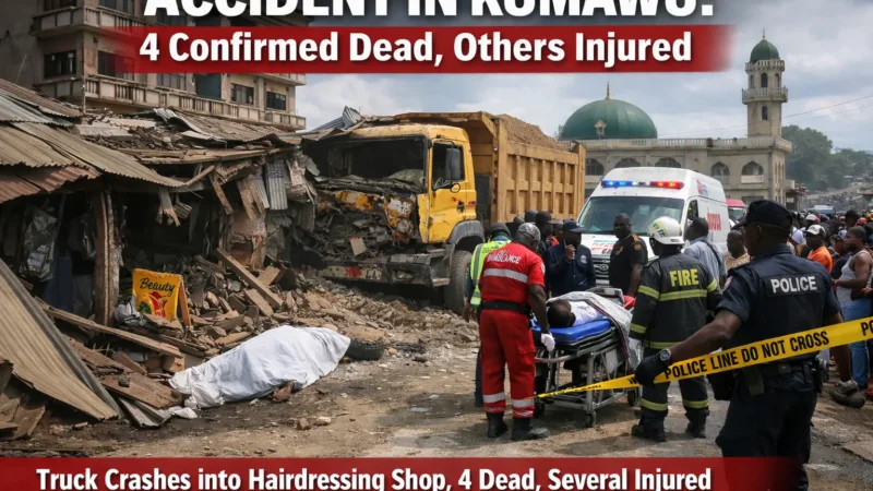 Accident in Kumawu: 4 Persons Confirmed Dead, Several Others Injured