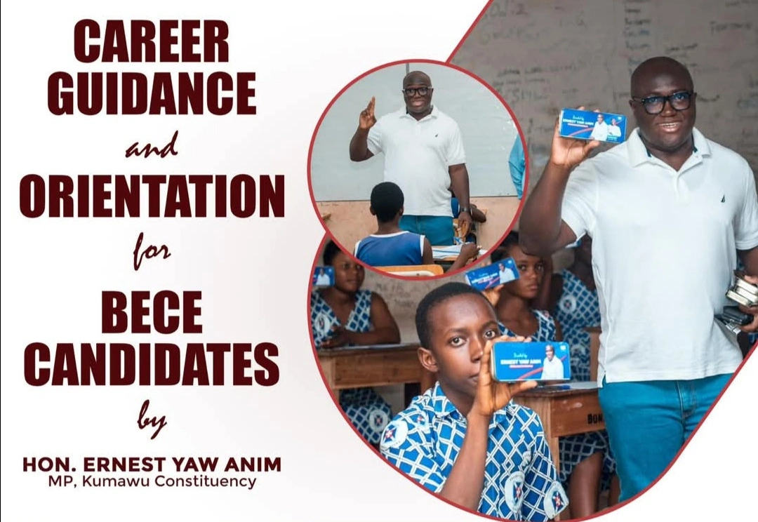 image on kumawu mp career guidance programme for 2025 bece