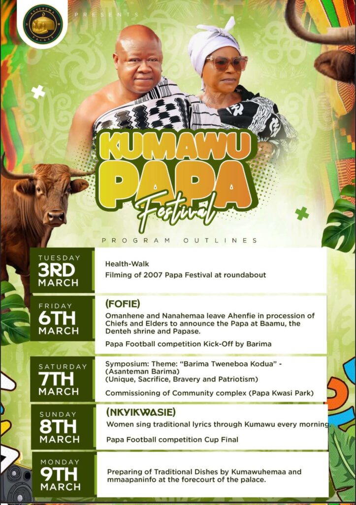 Kumawu Papa Festival Programme