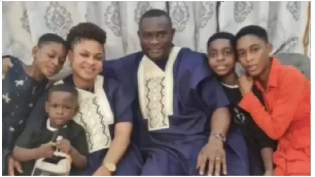 picture of late Hon. John Kumah and his family