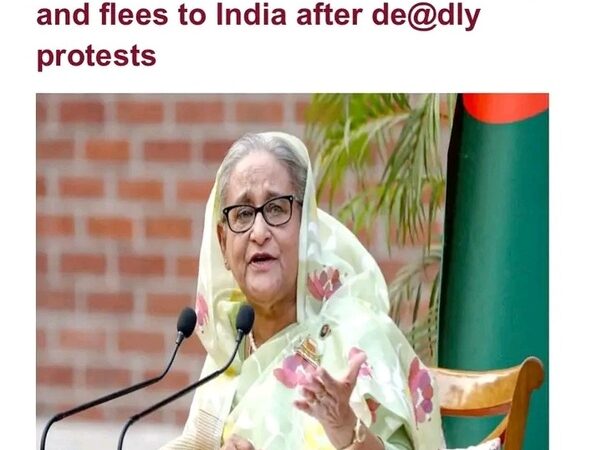 Prime Minister Hasina Resigns and Flees Country