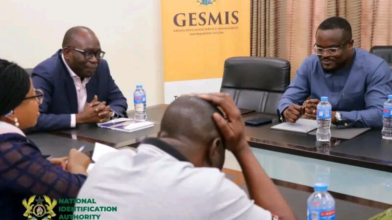 NIA Collaborates with GES to Register Ghanaian Children Aged 6–14 Years