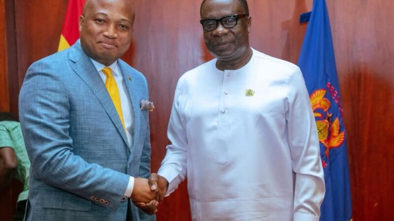 Okudzeto Ablakwa Welcomes James Gyakye Quayson to the Ministry of Foreign Affairs