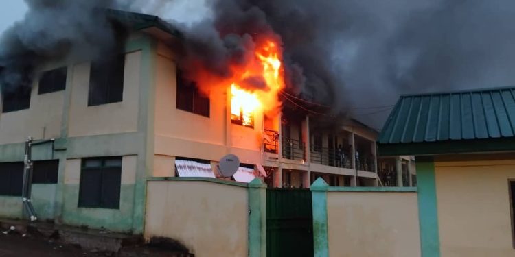 Oyoko Methodist Senior High School Fire Outbreak image