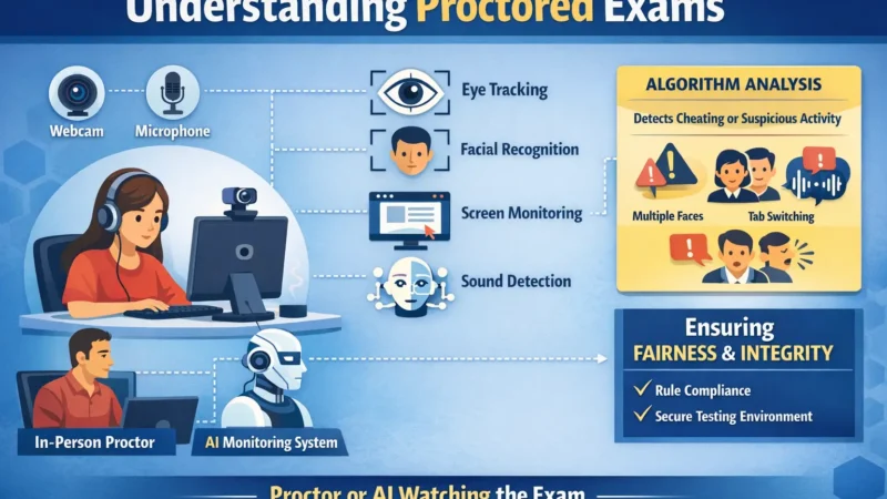 what is proctored exam image