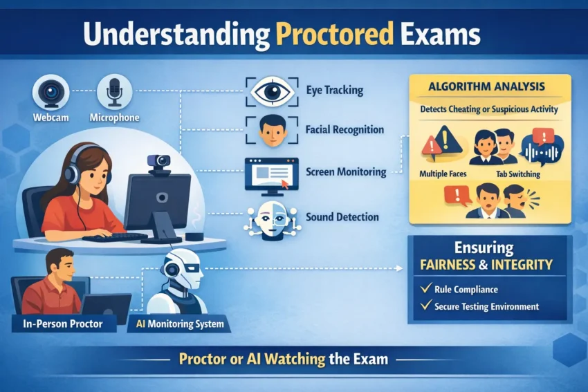 what is proctored exam image