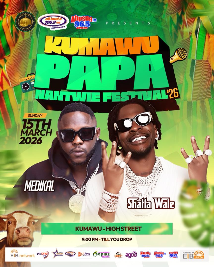 Shatta Wale and Medikal at Kumawu Papa Nantwie Festival