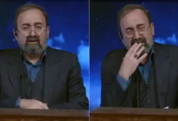 state tv presenter cries while announcing the death of iran's supreme leader ayatollah ali khamenei