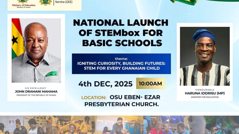 MoE to Launch STEM Box for Basic Schools in Ghana
