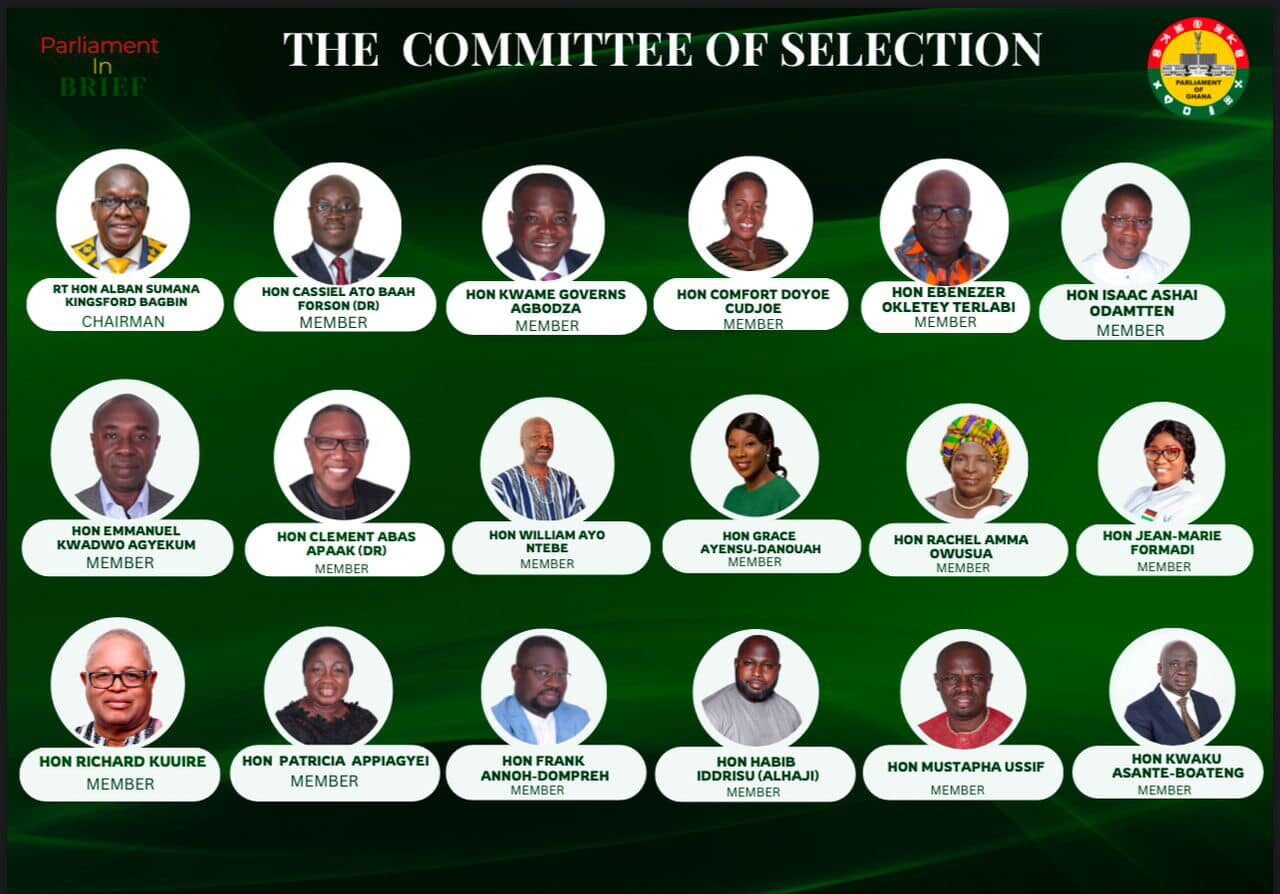 Committee of Selection – Ghana’s Parliament – GH EDUCATE