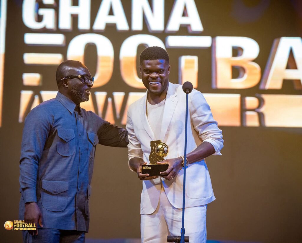 Thomas Partey awarded as footballer of the year