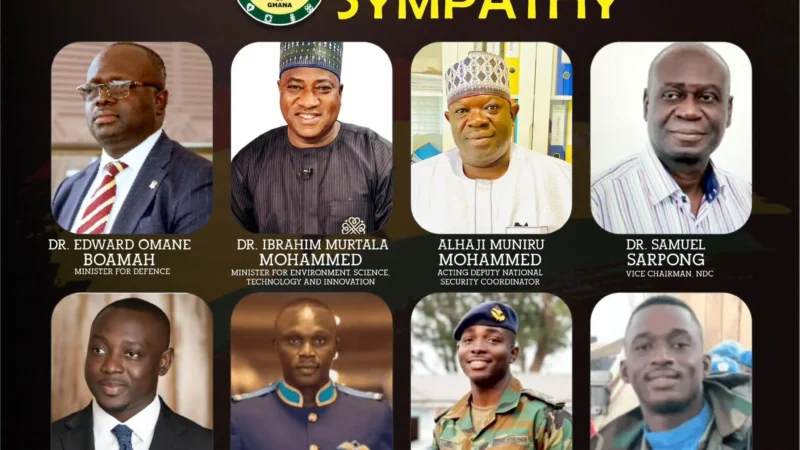Eight Heroes Who Died in Helicopter Crash in Ghana