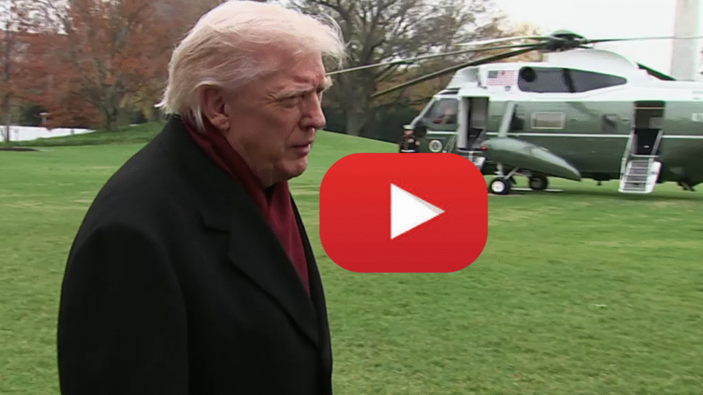 President Trump boards Marine One on the South Lawn of the White House en route to Joint Base Andrews.