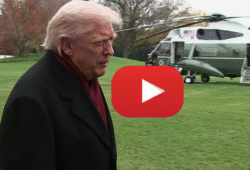 President Trump departs from the White House aboard M1