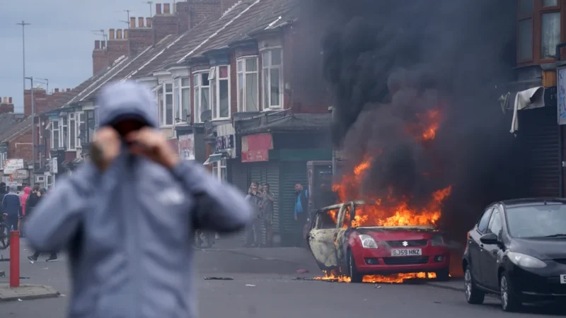 photo on riots in the riot