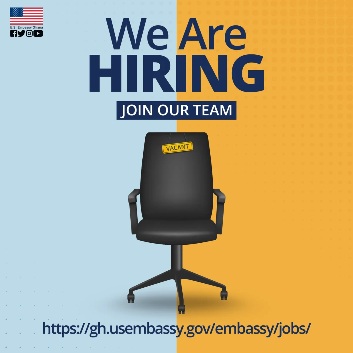 us embassy is hiring in ghana