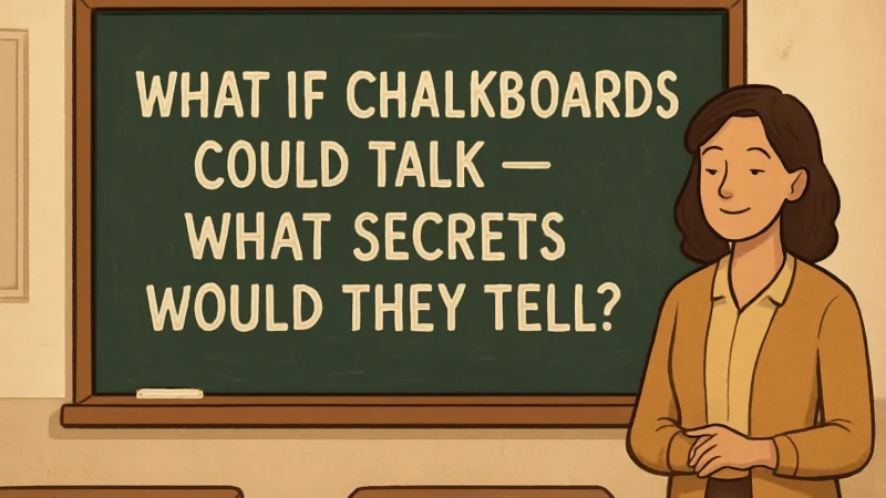What If Chalkboards Could Talk – What Secrets Would They Tell?
