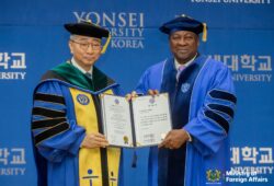 President Mahama Honorary Doctorate by Yonsei University of South Korea image